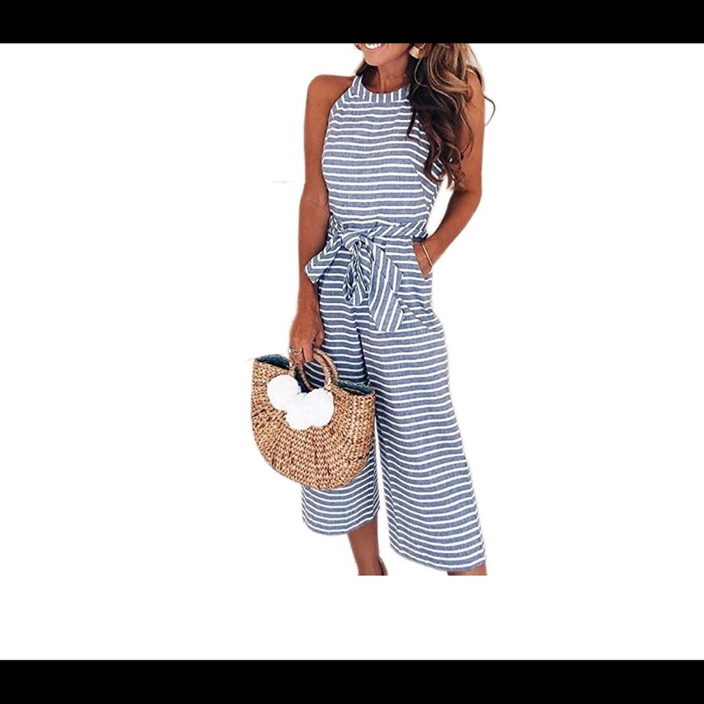 Bolomi women’s striped belted romper
